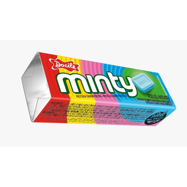 Bala Minty Docile Fruity Pastilha 17g